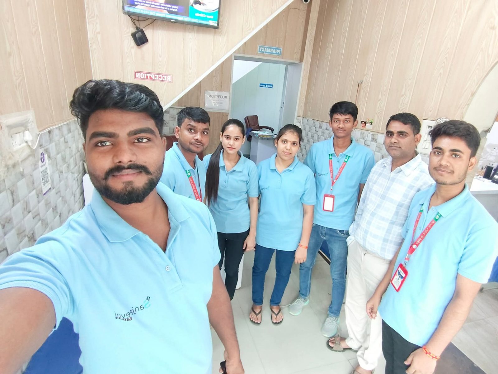 The Sanjeevani Clinic team at Karan Vihar, Kirari